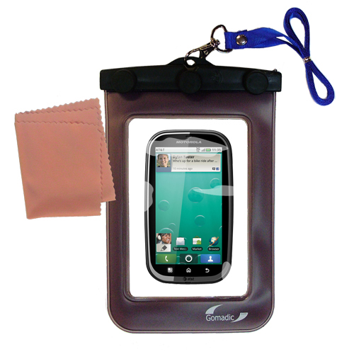 Waterproof Case compatible with the Motorola Bravo to use underwater
