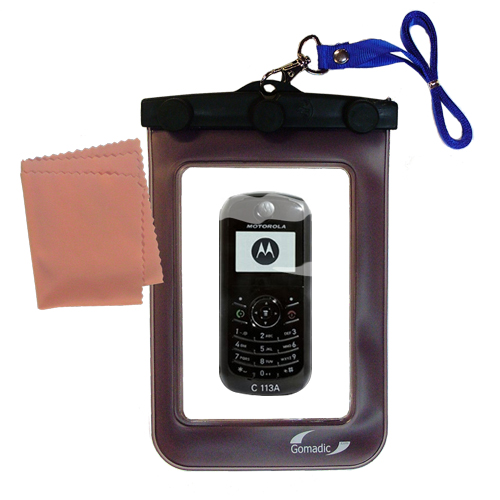 Waterproof Case compatible with the Motorola C113 to use underwater