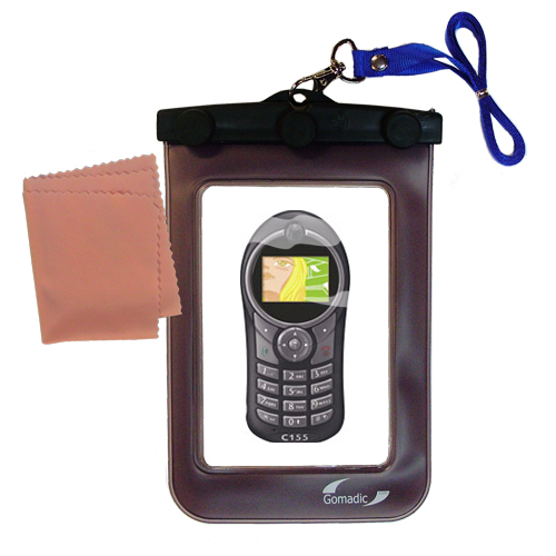 Waterproof Case compatible with the Motorola C155 to use underwater
