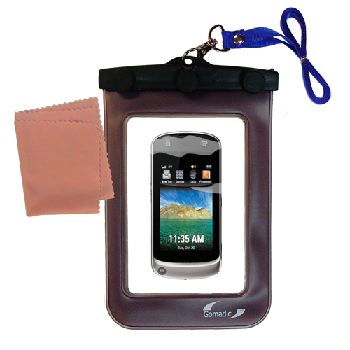 Waterproof Case compatible with the Motorola Crush to use underwater