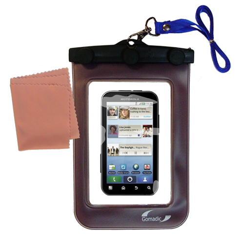 Waterproof Case compatible with the Motorola DEFY to use underwater