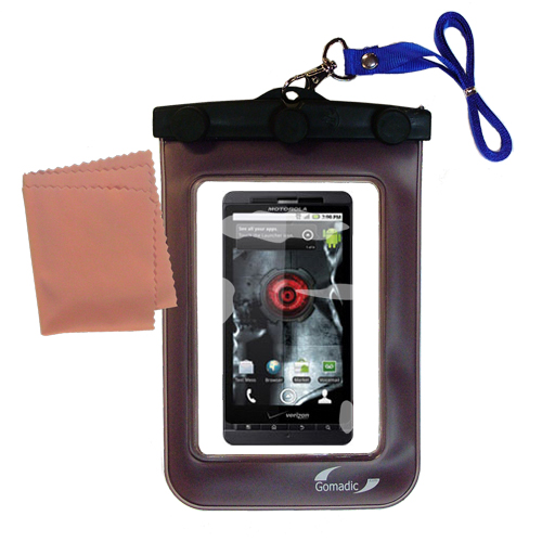 Waterproof Case compatible with the Motorola DROID to use underwater