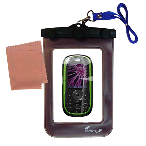 Waterproof Case compatible with the Motorola E1060 to use underwater