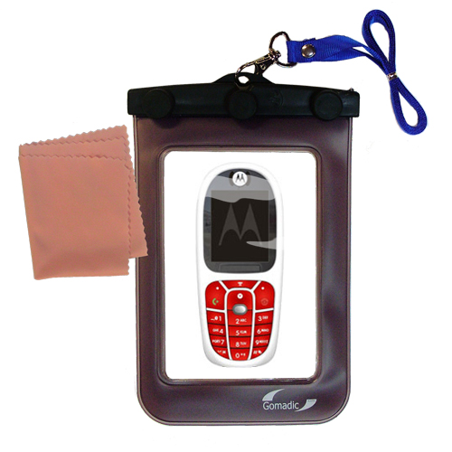 Waterproof Case compatible with the Motorola E375 to use underwater