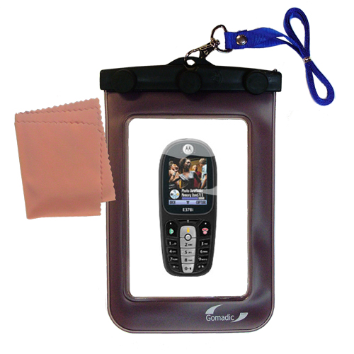 Waterproof Case compatible with the Motorola E378i to use underwater