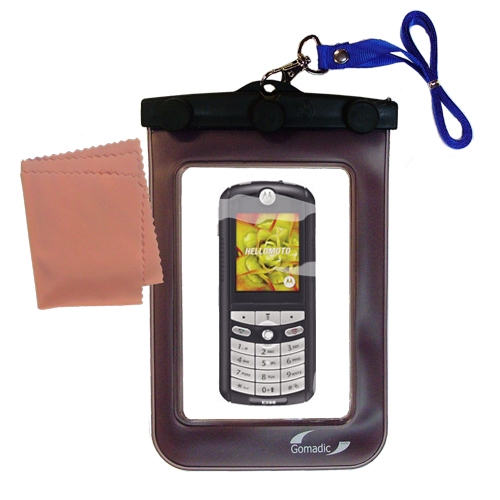 Waterproof Case compatible with the Motorola E398 to use underwater
