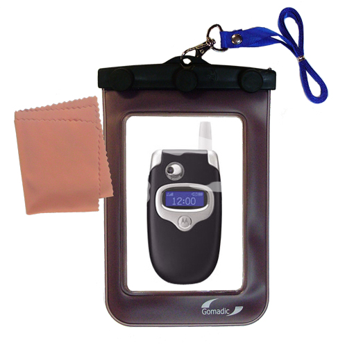 Waterproof Case compatible with the Motorola E550 to use underwater