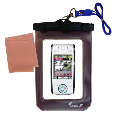 Waterproof Case compatible with the Motorola E680i to use underwater