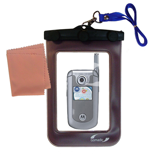 Waterproof Case compatible with the Motorola E815 to use underwater