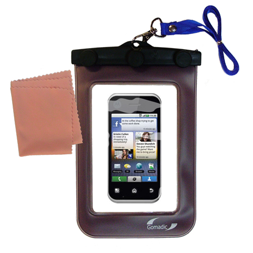 Waterproof Case compatible with the Motorola Enzo to use underwater