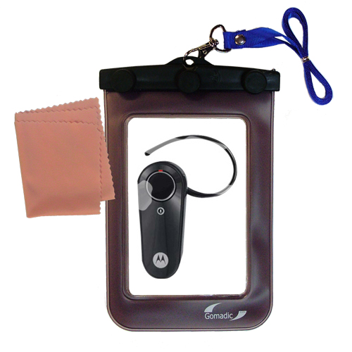 Waterproof Case compatible with the Motorola H375 cradle to use underwater
