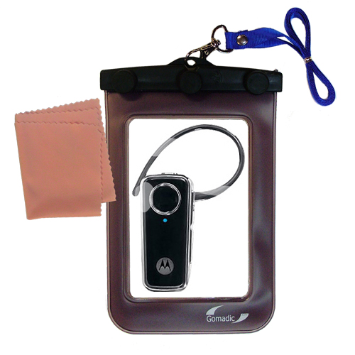 Waterproof Case compatible with the Motorola H680 cradle to use underwater