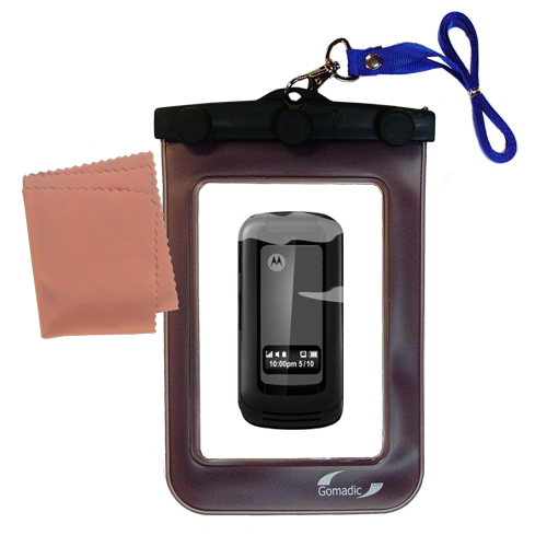Waterproof Case compatible with the Motorola i410 to use underwater