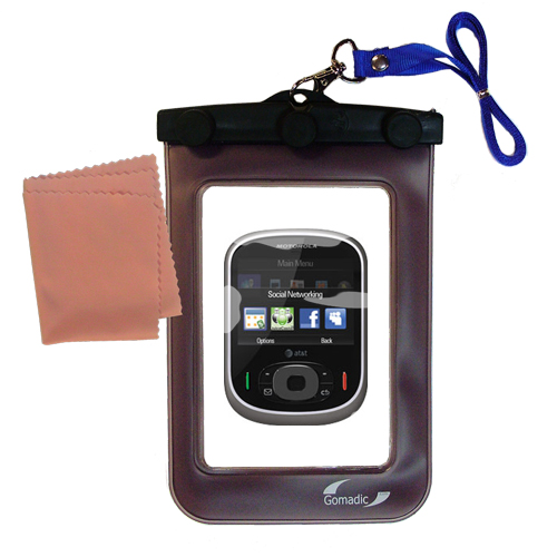 Waterproof Case compatible with the Motorola Karma QA1 to use underwater