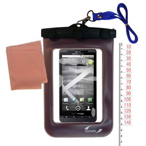 Waterproof Case compatible with the Motorola Milestone X to use underwater