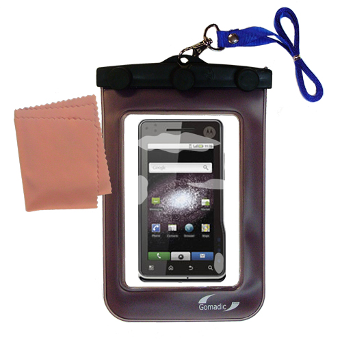 Waterproof Case compatible with the Motorola MILESTONE XT720 to use underwater
