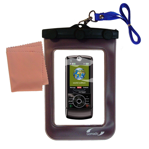 Waterproof Case compatible with the Motorola MOTO Z6c to use underwater