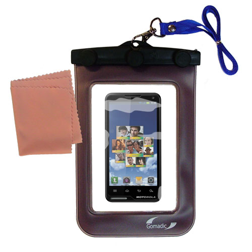 Waterproof Case compatible with the Motorola Motoluxe / XT615 to use underwater