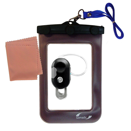 Waterproof Case compatible with the Motorola MOTOPURE H15 to use underwater