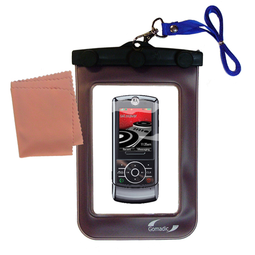 Waterproof Case compatible with the Motorola MOTOROKR Z6m to use underwater
