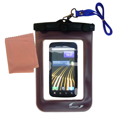 Waterproof Case compatible with the Motorola Olympus MB860 to use underwater