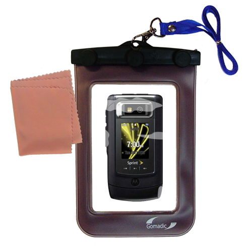 Waterproof Case compatible with the Motorola Renegade to use underwater