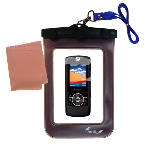 Waterproof Case compatible with the Motorola ROKR Z6 to use underwater