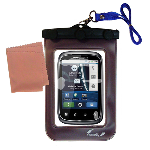 Waterproof Case compatible with the Motorola Spice XT to use underwater
