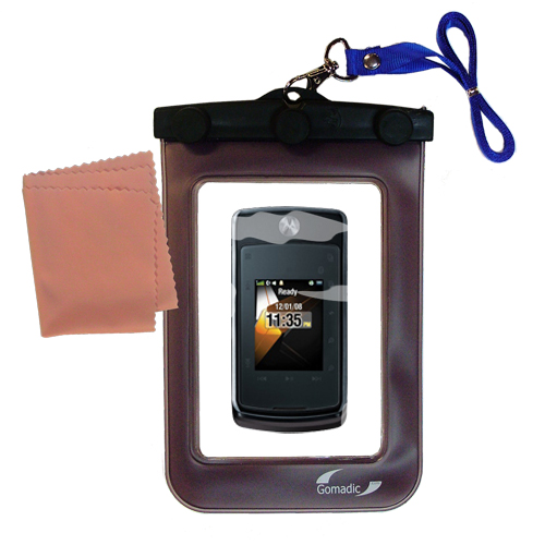 Waterproof Case compatible with the Motorola Stature i9 to use underwater