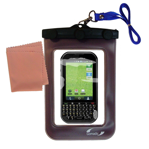 Waterproof Case compatible with the Motorola TITANIUM to use underwater