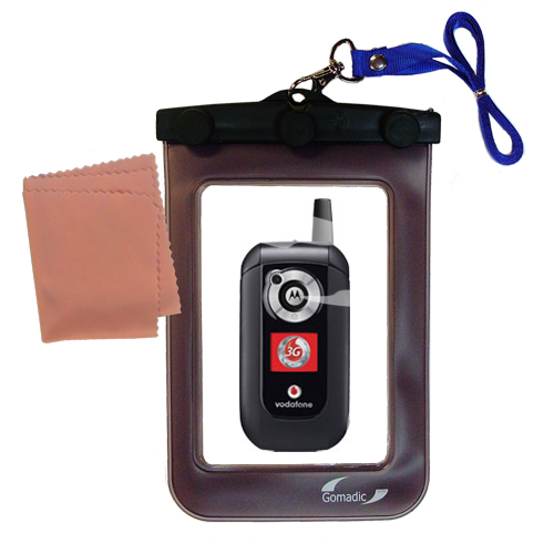 Waterproof Case compatible with the Motorola V1050 to use underwater