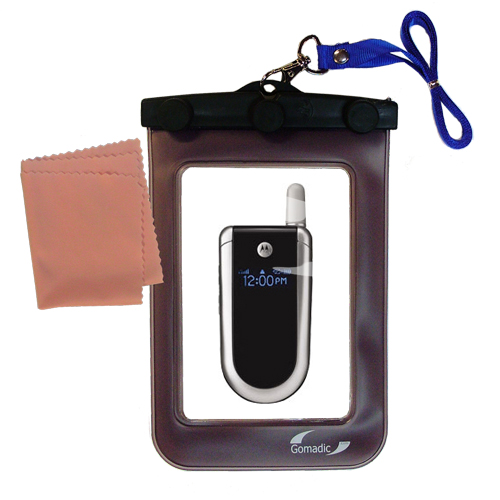 Waterproof Case compatible with the Motorola V180 to use underwater