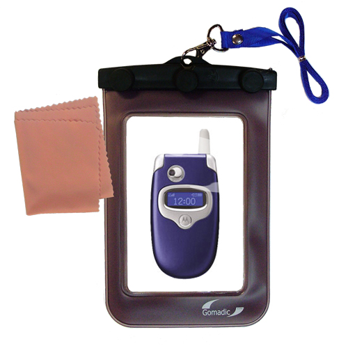 Waterproof Case compatible with the Motorola V330 to use underwater