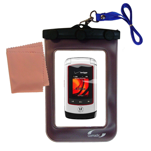 Waterproof Case compatible with the Motorola V750 to use underwater