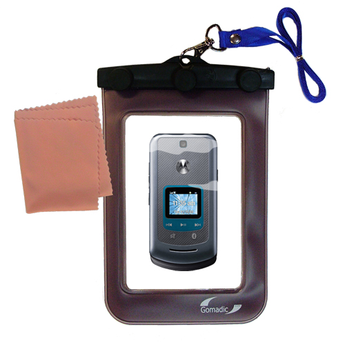 Waterproof Case compatible with the Motorola VE465 to use underwater