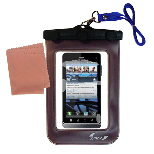 Waterproof Case compatible with the Motorola XT860 to use underwater