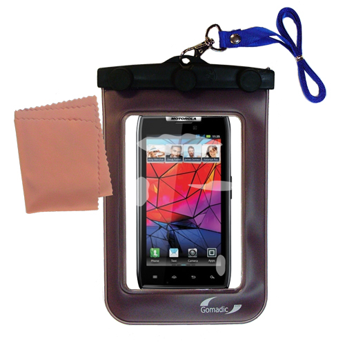 Waterproof Case compatible with the Motorola XT912 to use underwater