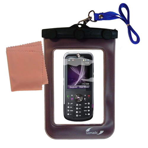 Waterproof Case compatible with the Motorola ZN5 to use underwater