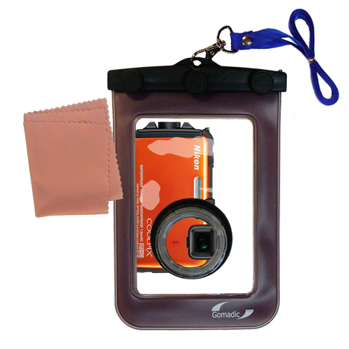 Waterproof Camera Case compatible with the Nikon Coolpix AW100