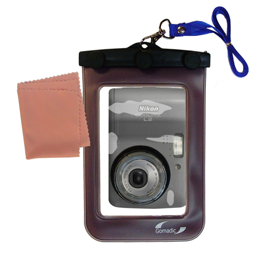 Waterproof Camera Case compatible with the Nikon Coolpix L2