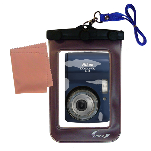 Waterproof Camera Case compatible with the Nikon Coolpix L3