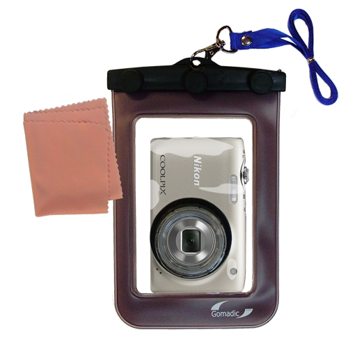 Waterproof Camera Case compatible with the Nikon Coolpix S3100