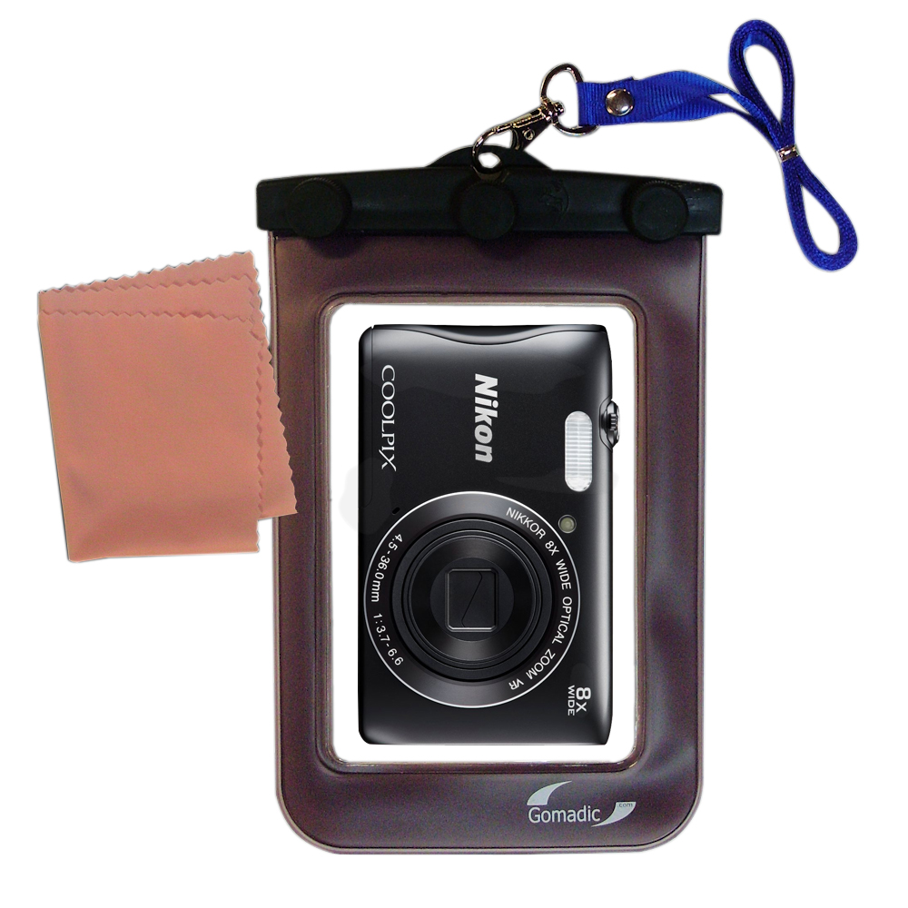 Waterproof Camera Case compatible with the Nikon Coolpix S3700