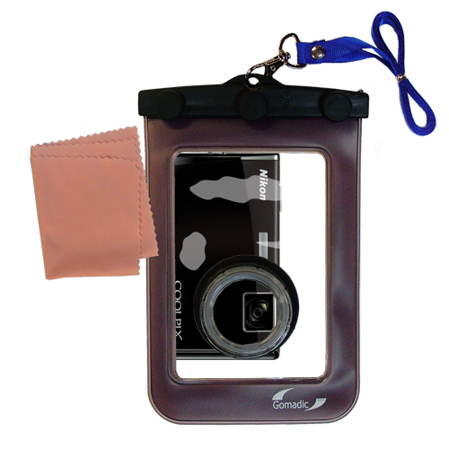 Waterproof Camera Case compatible with the Nikon Coolpix S60