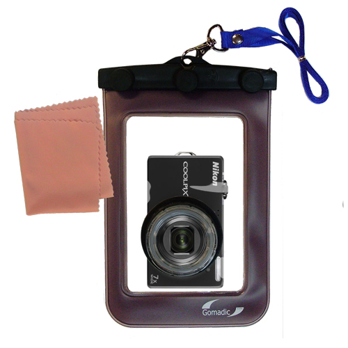 Waterproof Camera Case compatible with the Nikon Coolpix S6000
