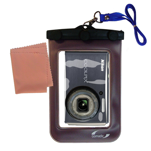 Waterproof Camera Case compatible with the Nikon Coolpix S610