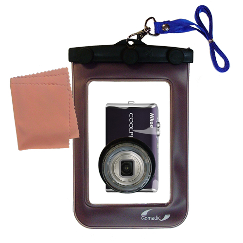 Waterproof Camera Case compatible with the Nikon Coolpix S620