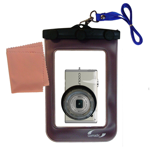 Waterproof Camera Case compatible with the Nikon Coolpix S640