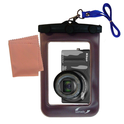 Waterproof Camera Case compatible with the Nikon Coolpix S9100