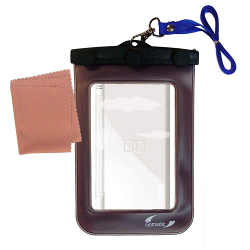 Waterproof Case compatible with the Nintendo DS Lite / DSLite to use underwater